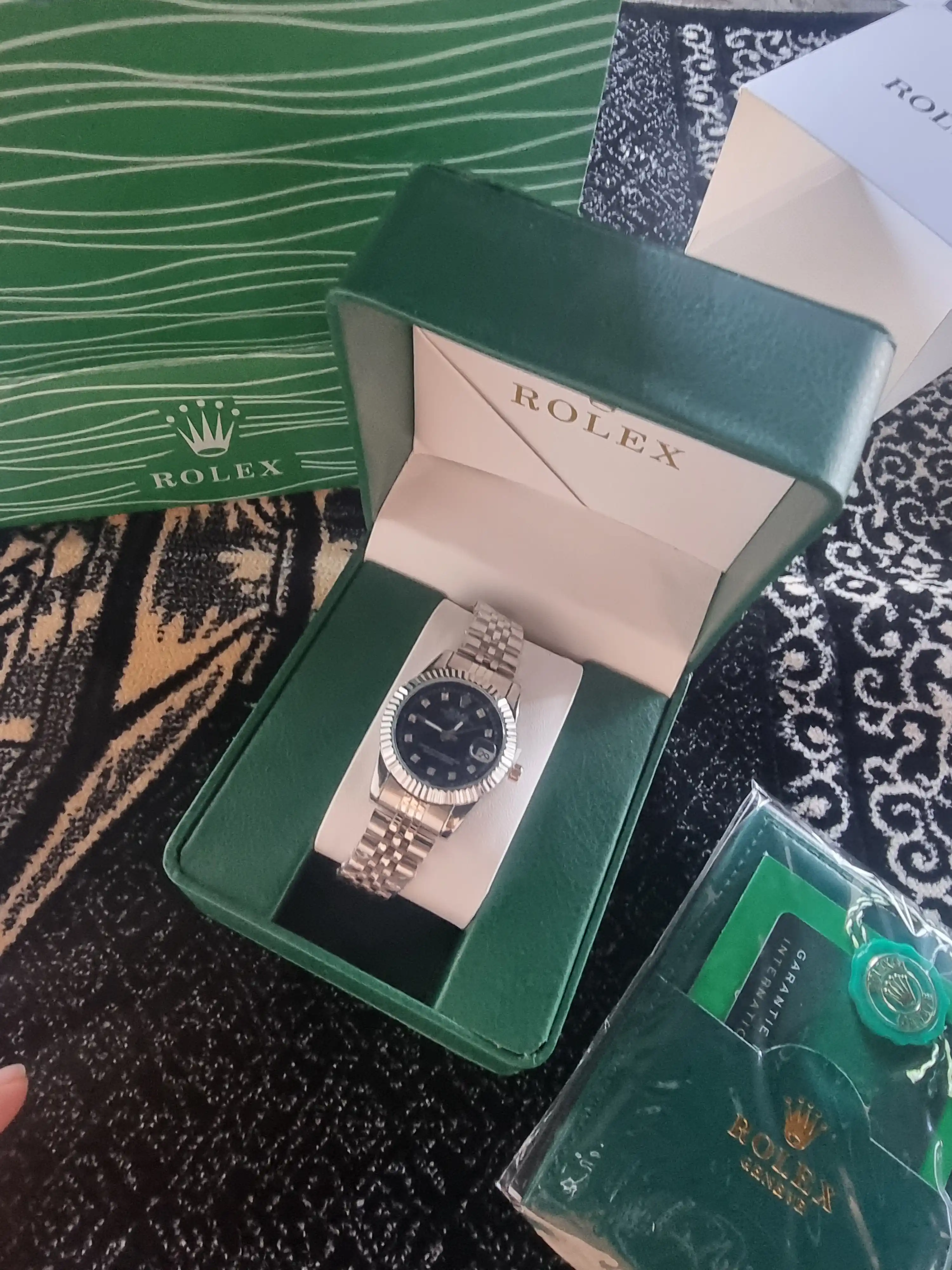 Ayollar qo'l soati Rolex, har qanday uslub uchun, soat - quti - sumka - hujjat va vip kart