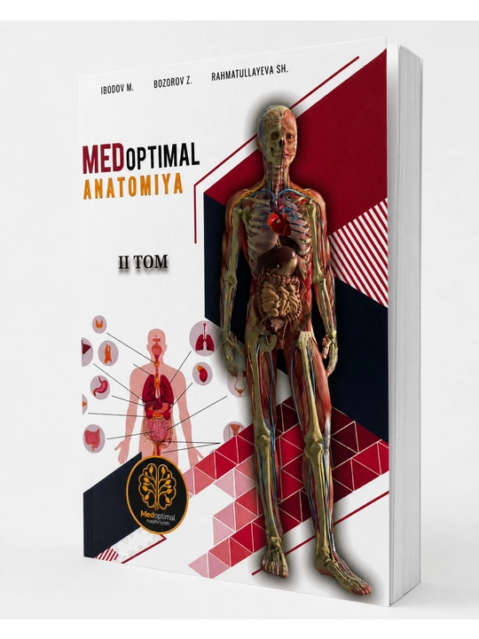 Tibbiyot kitobi, MEDoptimal anatomiya, tibbiyot talabalari uchun darslik, qo‘llanma