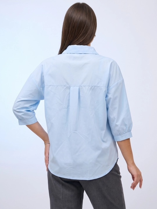 Erkin ayollar ko‘ylagi, yeng 3/4, katta o‘lchamlar XL–5XL — ELLY FASHION