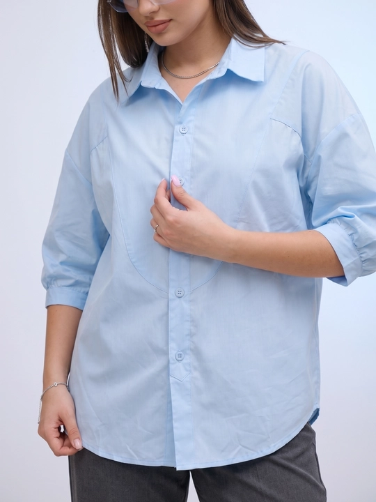 Erkin ayollar ko‘ylagi, yeng 3/4, katta o‘lchamlar XL–5XL — ELLY FASHION