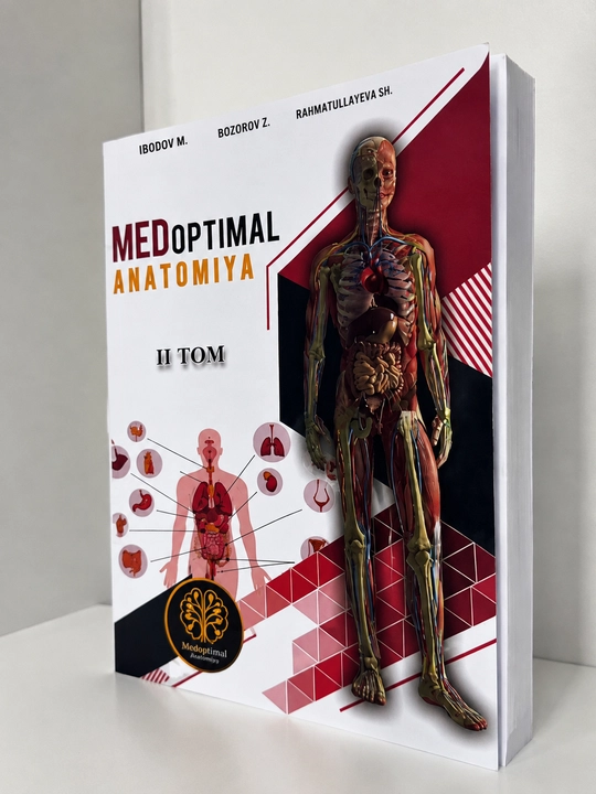 Tibbiyot kitobi, MEDoptimal anatomiya, tibbiyot talabalari uchun darslik, qo‘llanma