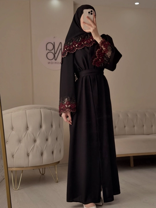 Ayollar uchun abaya ikkilik baza, kechki ko‘ylak, hijob kiyim, ayollar uchun
