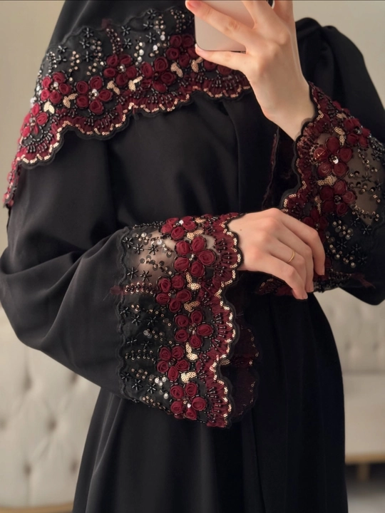 Ayollar uchun abaya ikkilik baza, kechki ko‘ylak, hijob kiyim, ayollar uchun