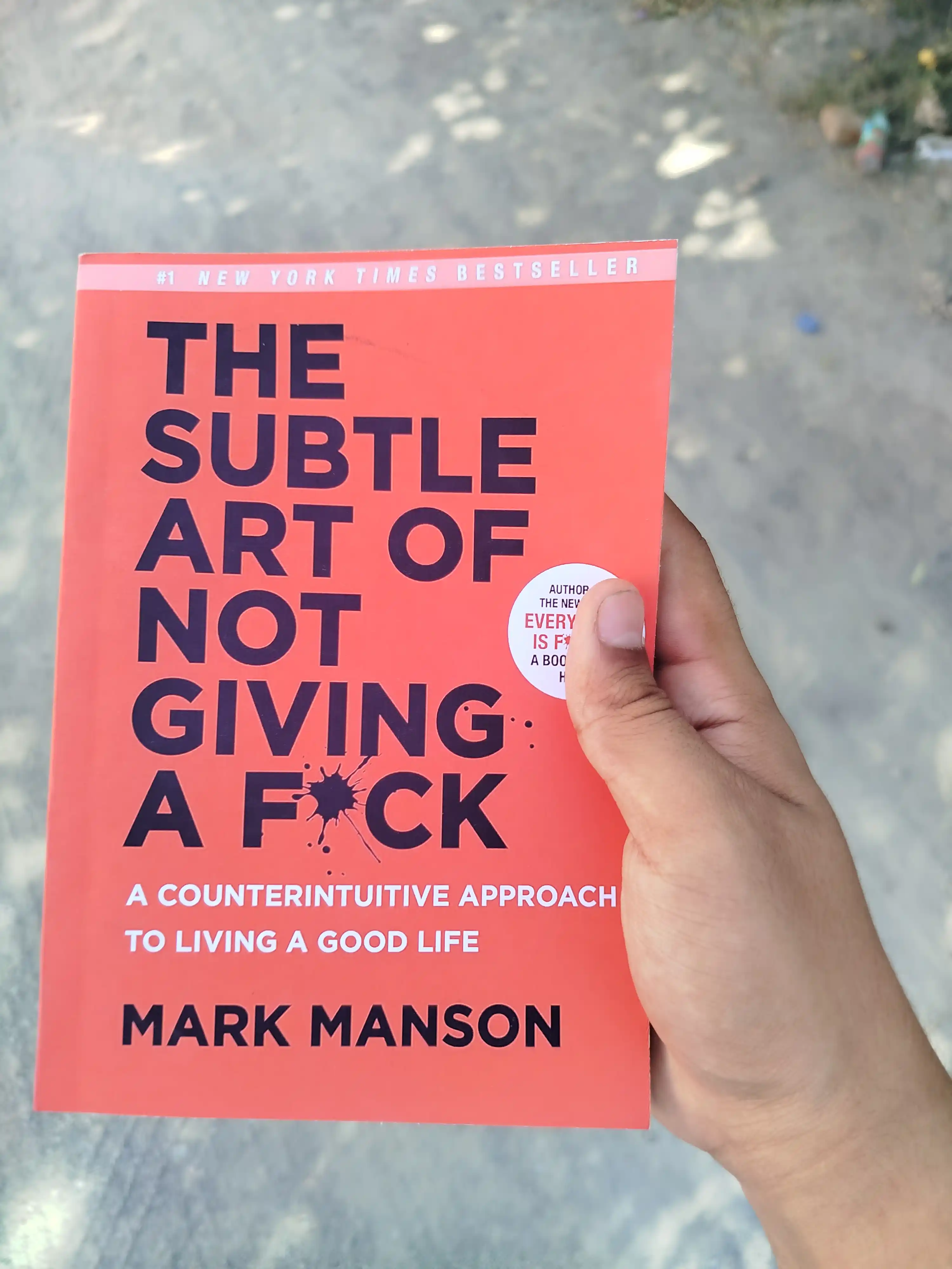 The Subtle Art of not Giving a fUck, Mark Manson, английский язык