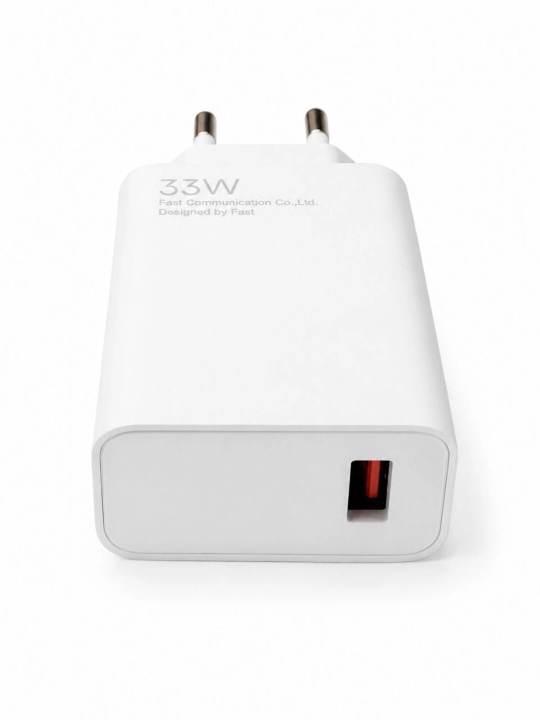Зарядное устройство 33W USB-A с кабелем Type-C, быстрая зарядка для Android, 2A