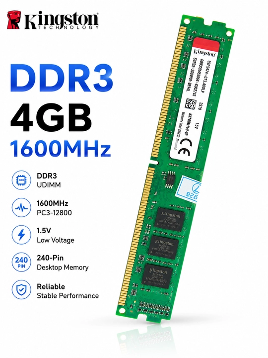 Kingston KVR16N11/4-SP DDR3 4GB 1600MHz оперативная память для настольного ПК - 