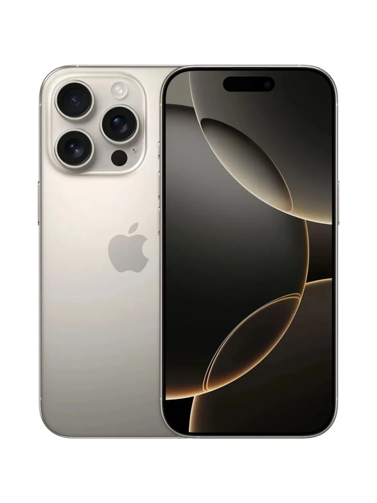 Smartfon iPhone 16 Pro, Pro Max, 128, 256 GB, 1-SIM, Dual-SIM, g'ilof va oyna sovg'aga