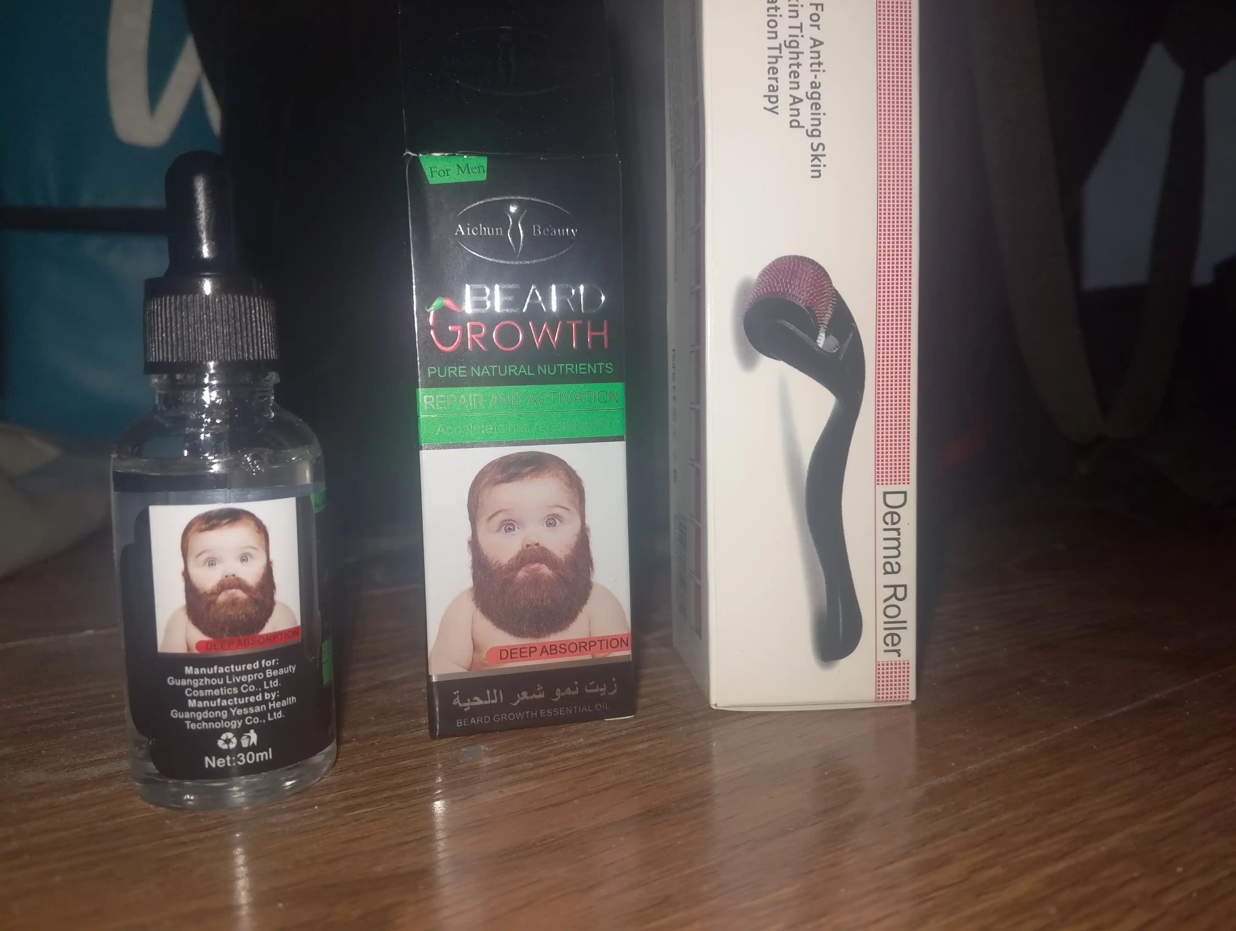 Soqol va soch o‘sishi uchun Beard Growth moyi, minoksidil ta’siri