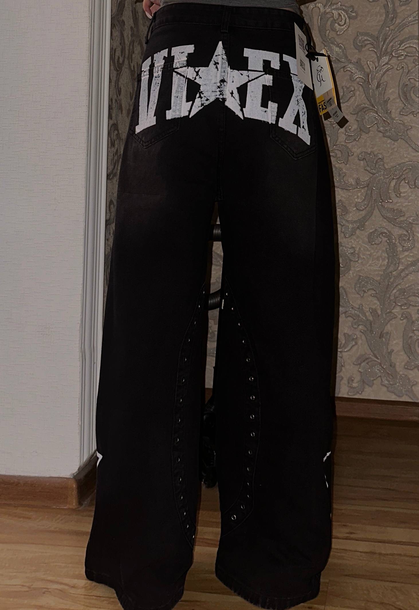 Ayollar baggy jinsi shimlari, keng Y2K, katta o‘lchamli, quvurli