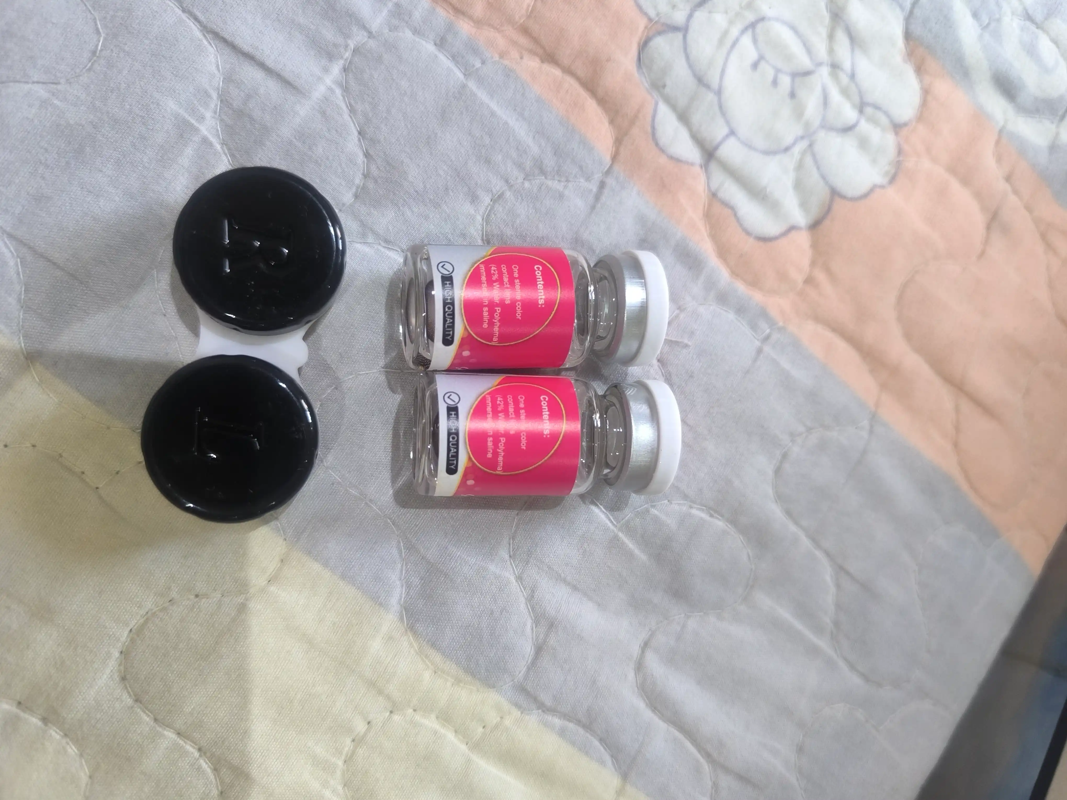 Ko‘zlar uchun rangli kosmetik kontakt linzalar, dioptriyasiz, dekorativ linzalar, 2 ta linza