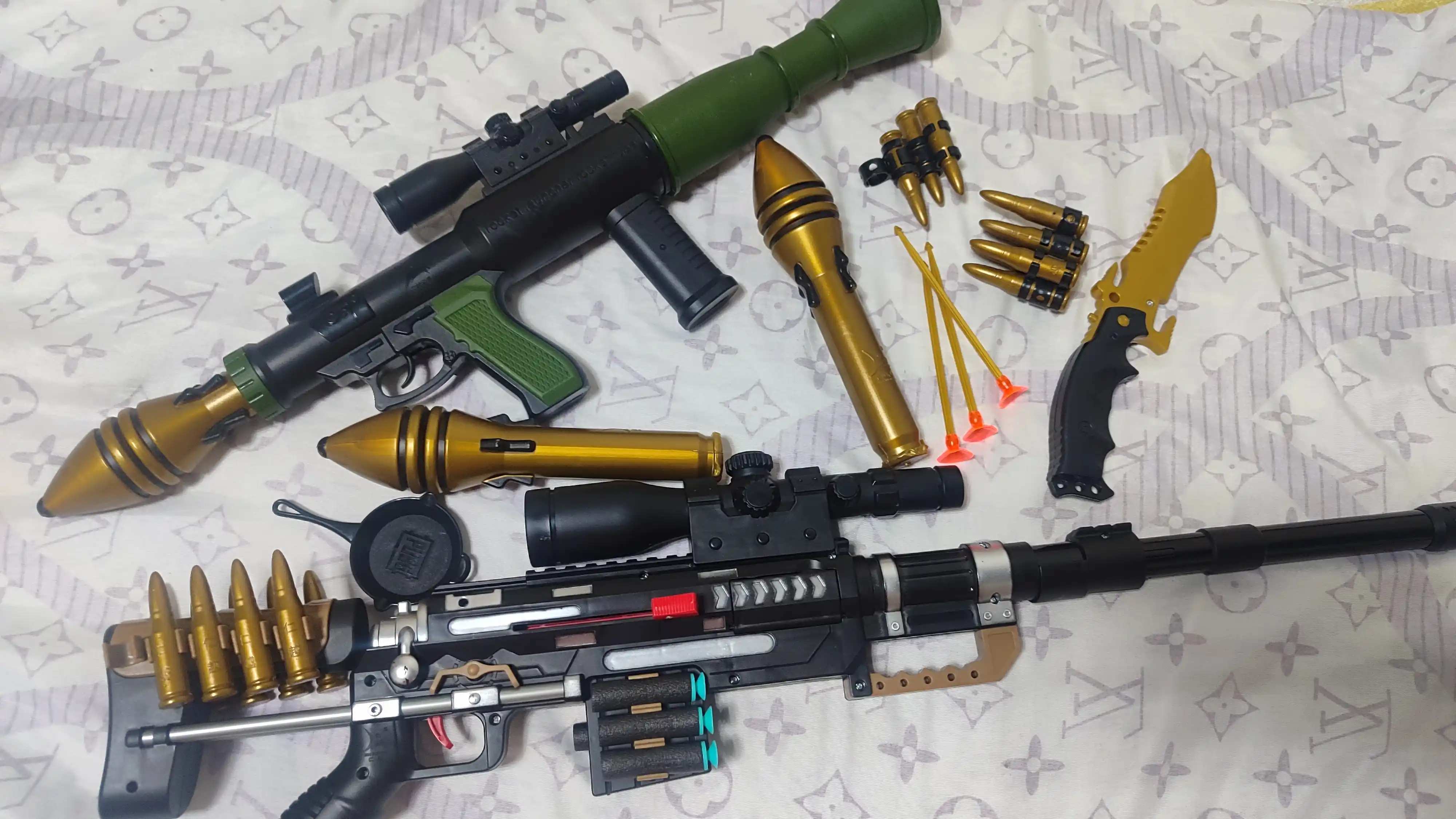 PUBG Battle Commander O'yinchoq Qurol Komplekti 3+ yosh