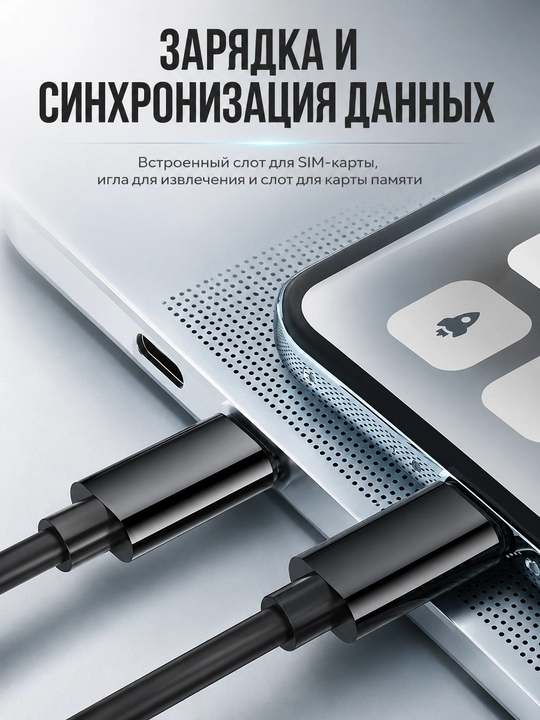 YS-852 7 tasi 1 da kabel va adapterlar to‘plami, 60 Vt tezkor quvvatlash