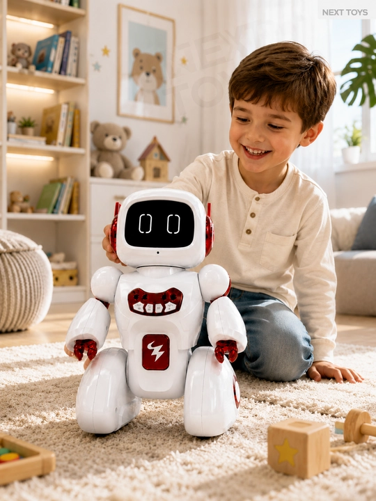 Interaktiv robot o‘yinchoq, bolalar uchun o‘yinchoq, pultli robot, radio boshqaruvli robot