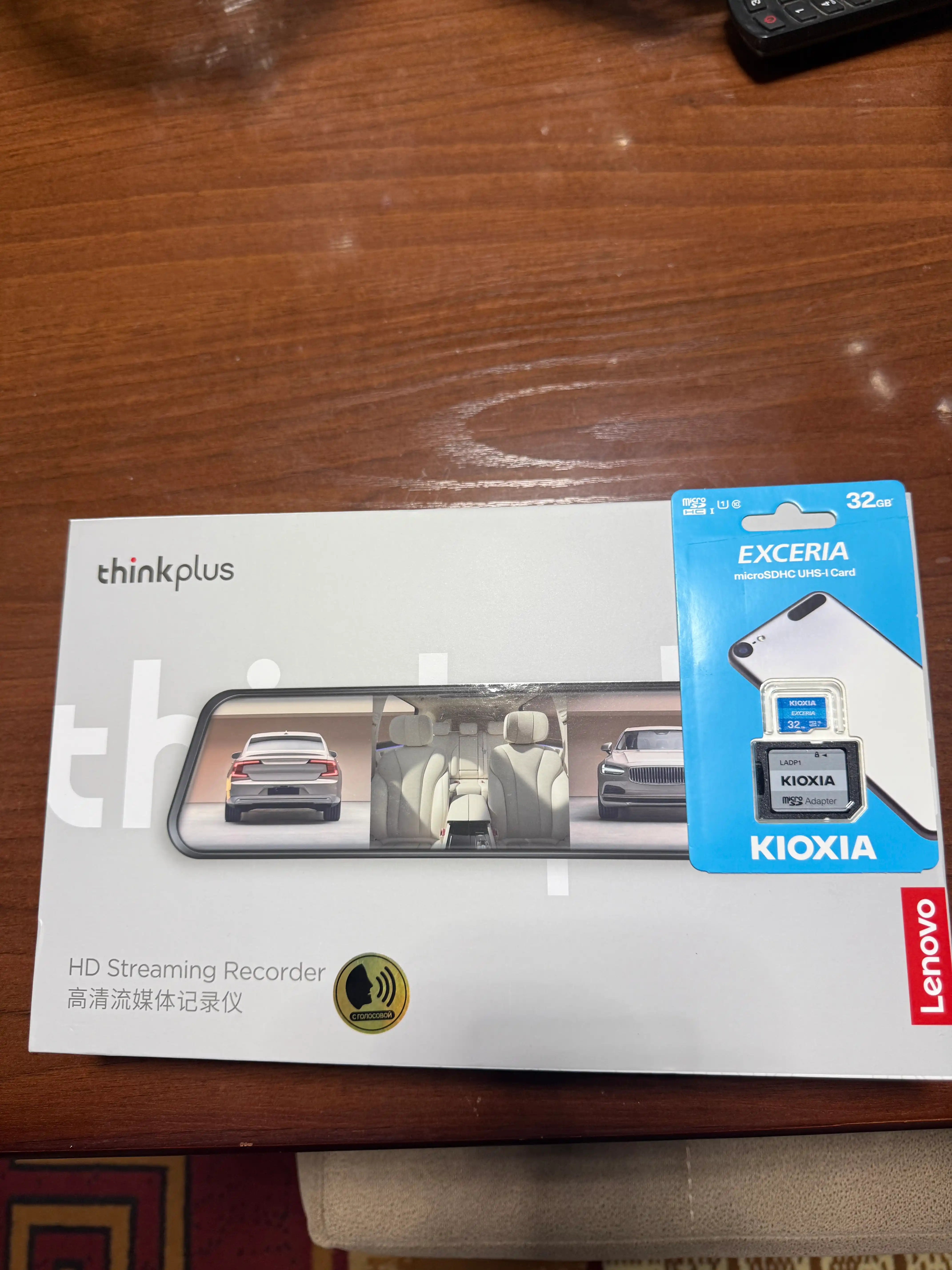 Видеорегистратор Lenovo, 3 камеры, Wi-Fi мониторинг, ночной режим и парковочный режим