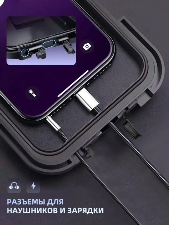 Velosiped, moped va samokat uchun soyabonli telefon tutqichi shlyapali dizayn