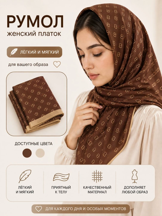 Женский элегантный платок - 