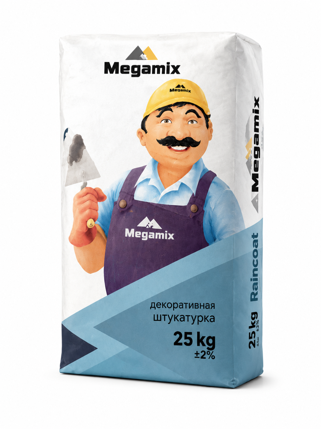 Megamix RaincoatDecor для внутренних и наружных стен, серая, 25 кг