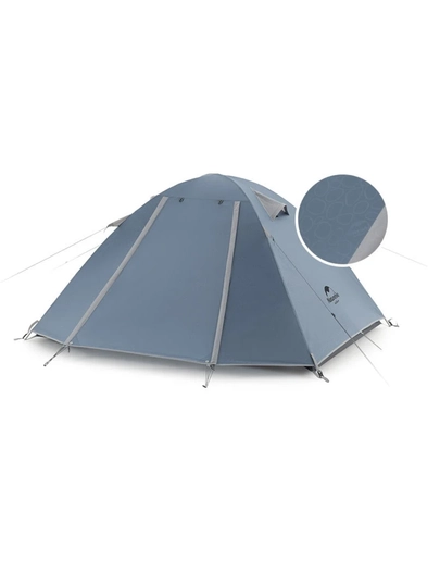 Naturehike P-Series NH18Z022-P sayyohlik chodiri, 2 o‘rinli, 210T, Storm Blue - 