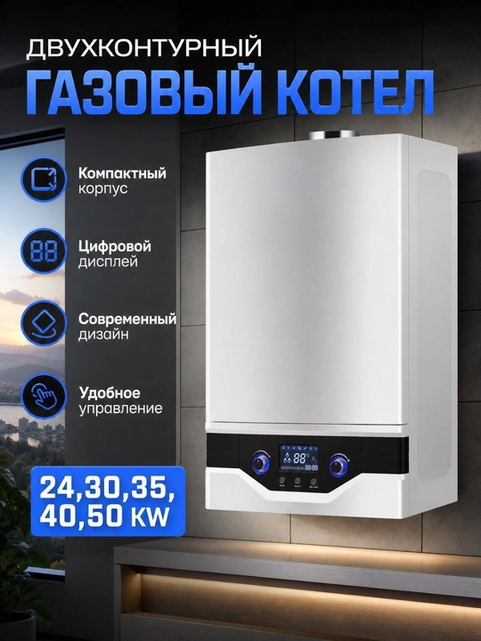 Газовый котел BARON, 24-30-35 кВт - 