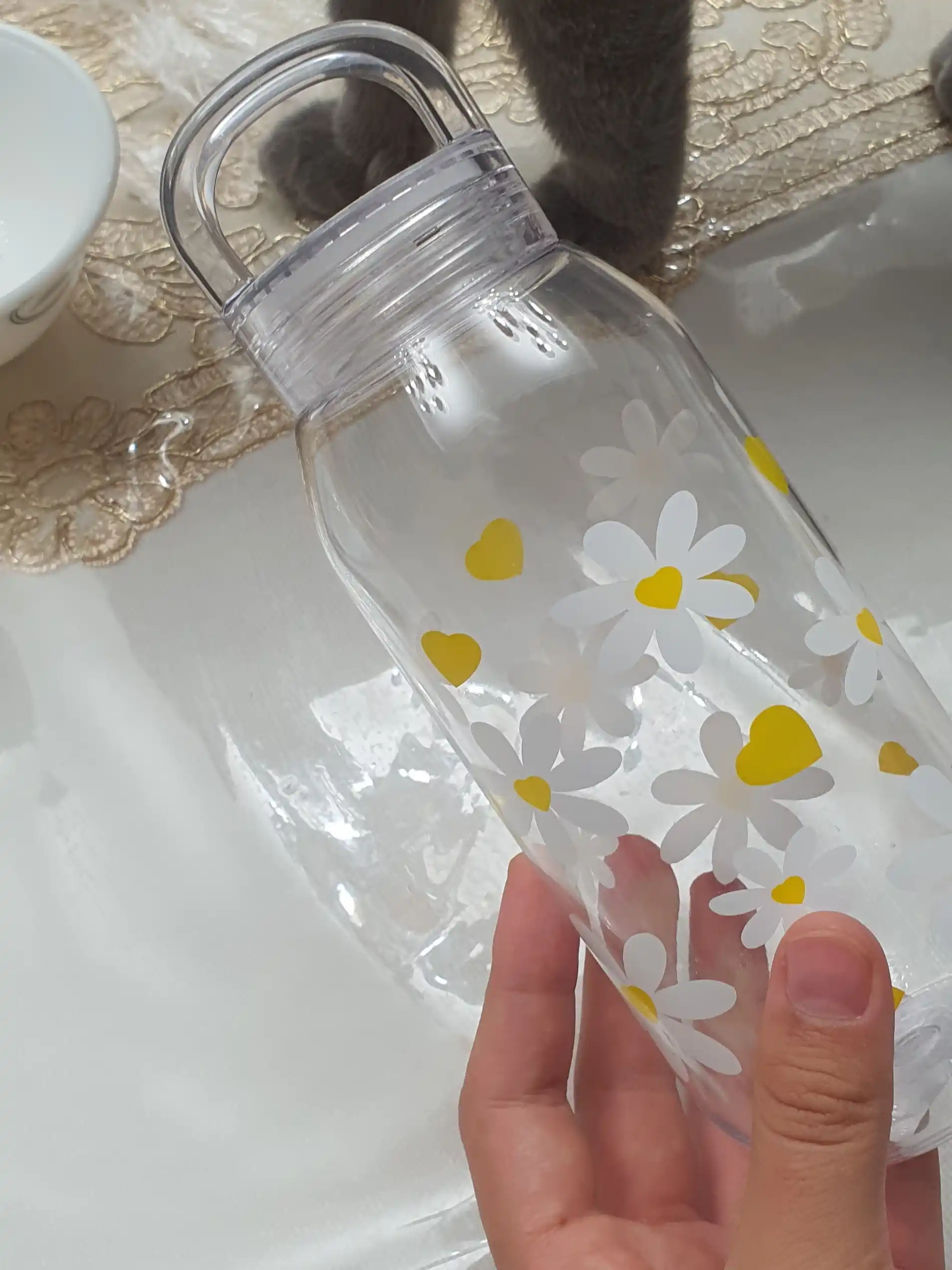 Pinterest sport mashg‘ulotlari va kundalik foydalanish uchun suv shishasi sheykeri, 500 ml