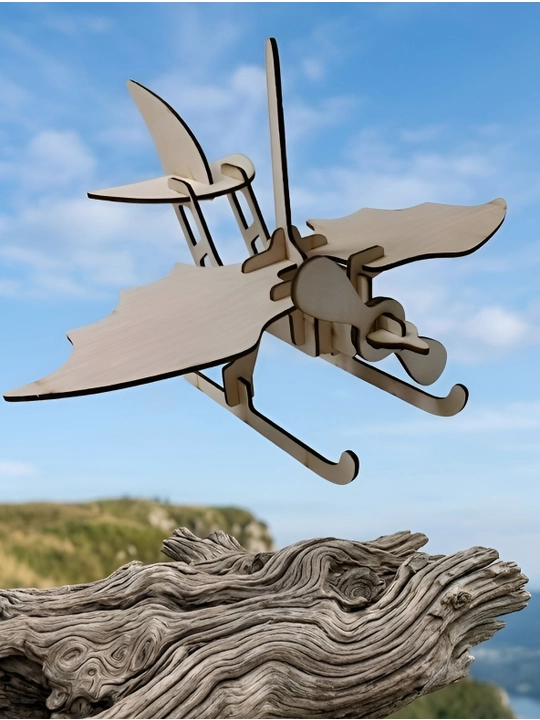 Yog‘ochdan 3D konstruktor. Batman biplane - 