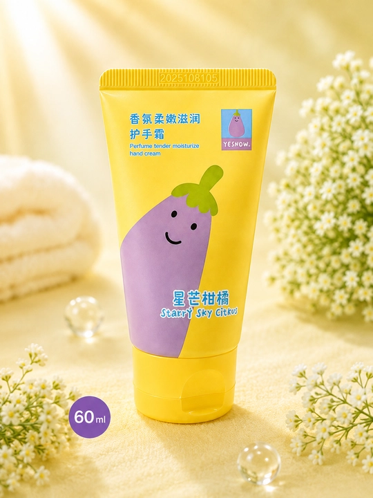 YESNOW parfyumeriyali qo‘l kremi 60 ml – namlantiruvchi va yumshatuvchi - 