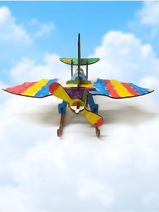 Yog‘ochdan 3D konstruktor. Batman biplane