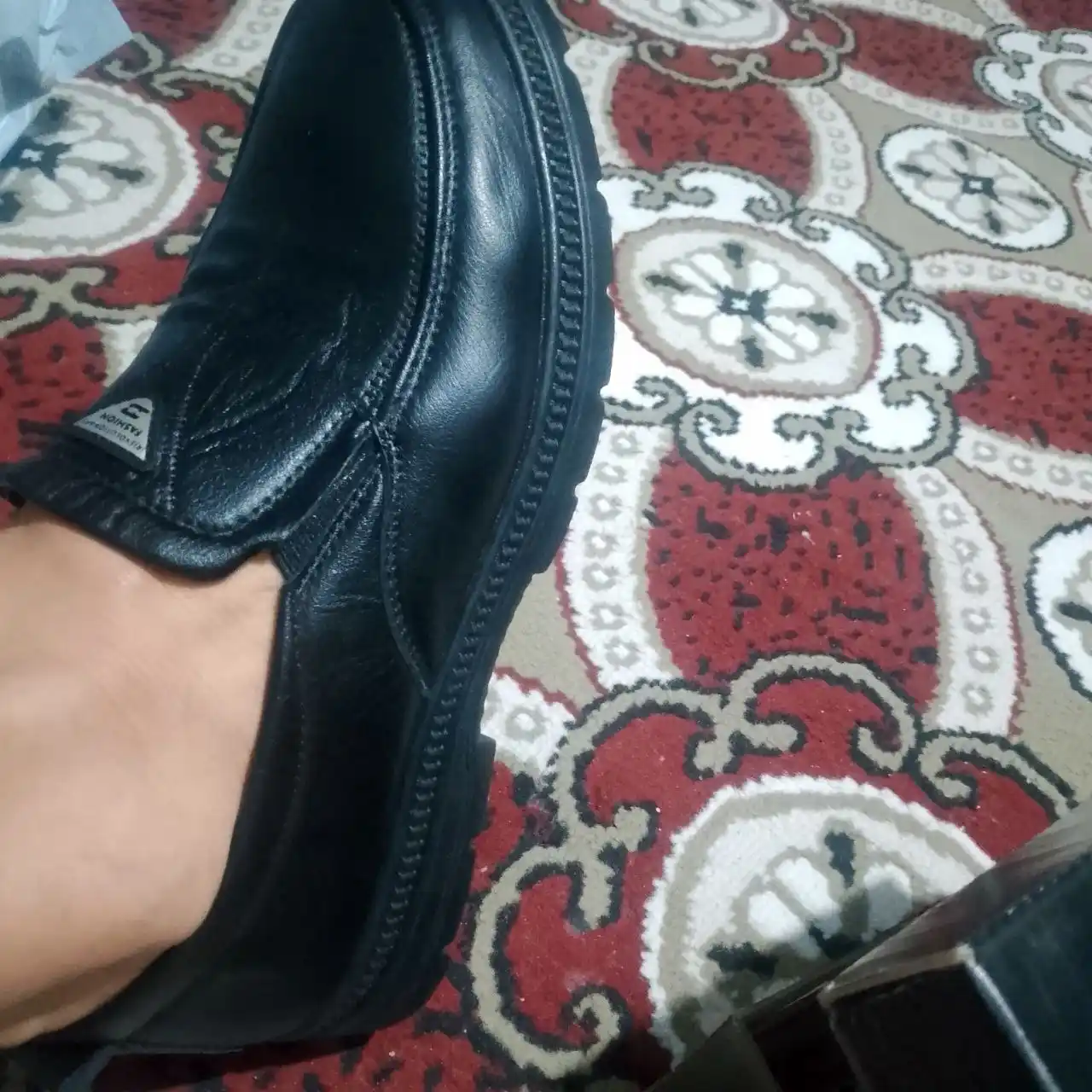 PEGAS erkaklar mokasini – kundalik, bog‘ichsiz, eko-charm, tabiiy charm patak, 39–44