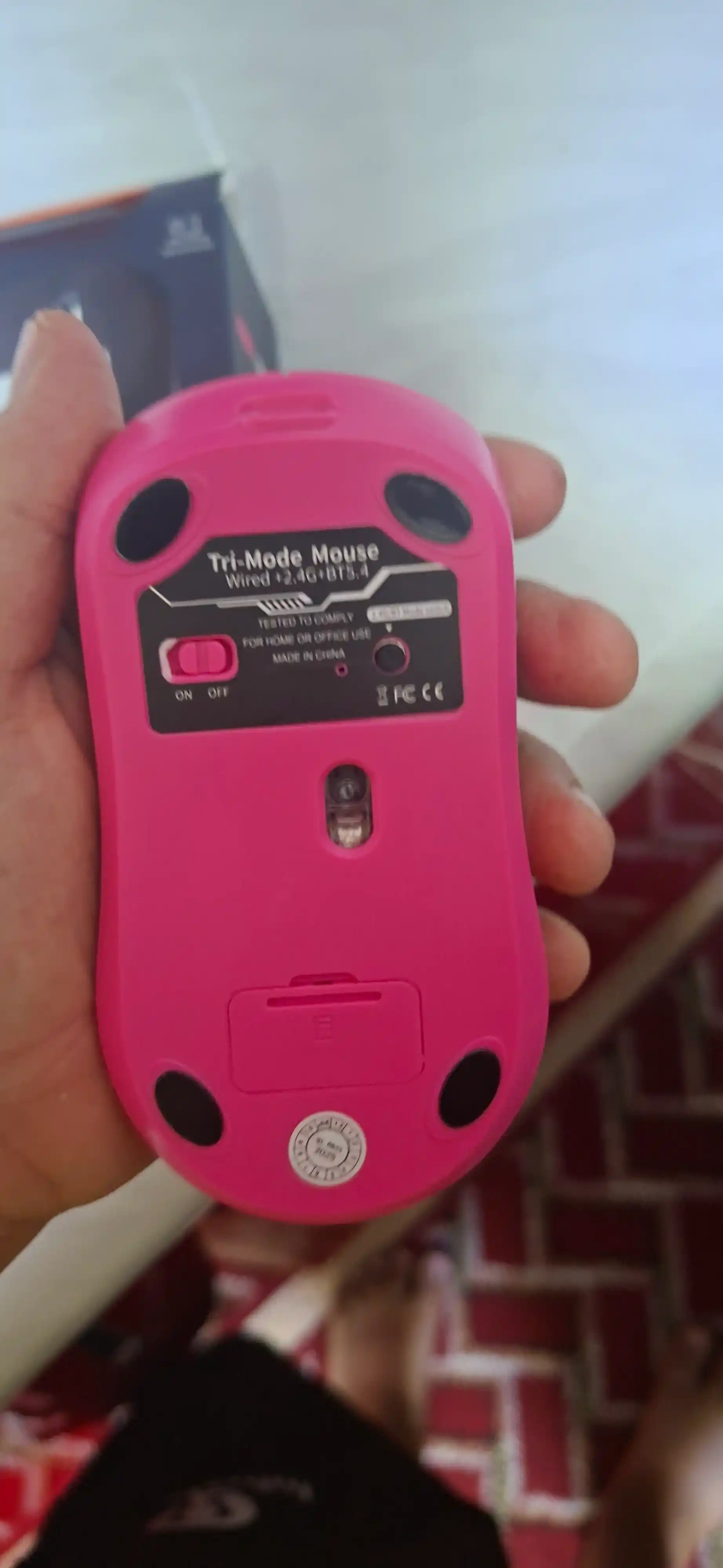 Simsiz Sichqoncha PRO 8000 DPI | Bluetooth + 2.4GHz + Type-C
