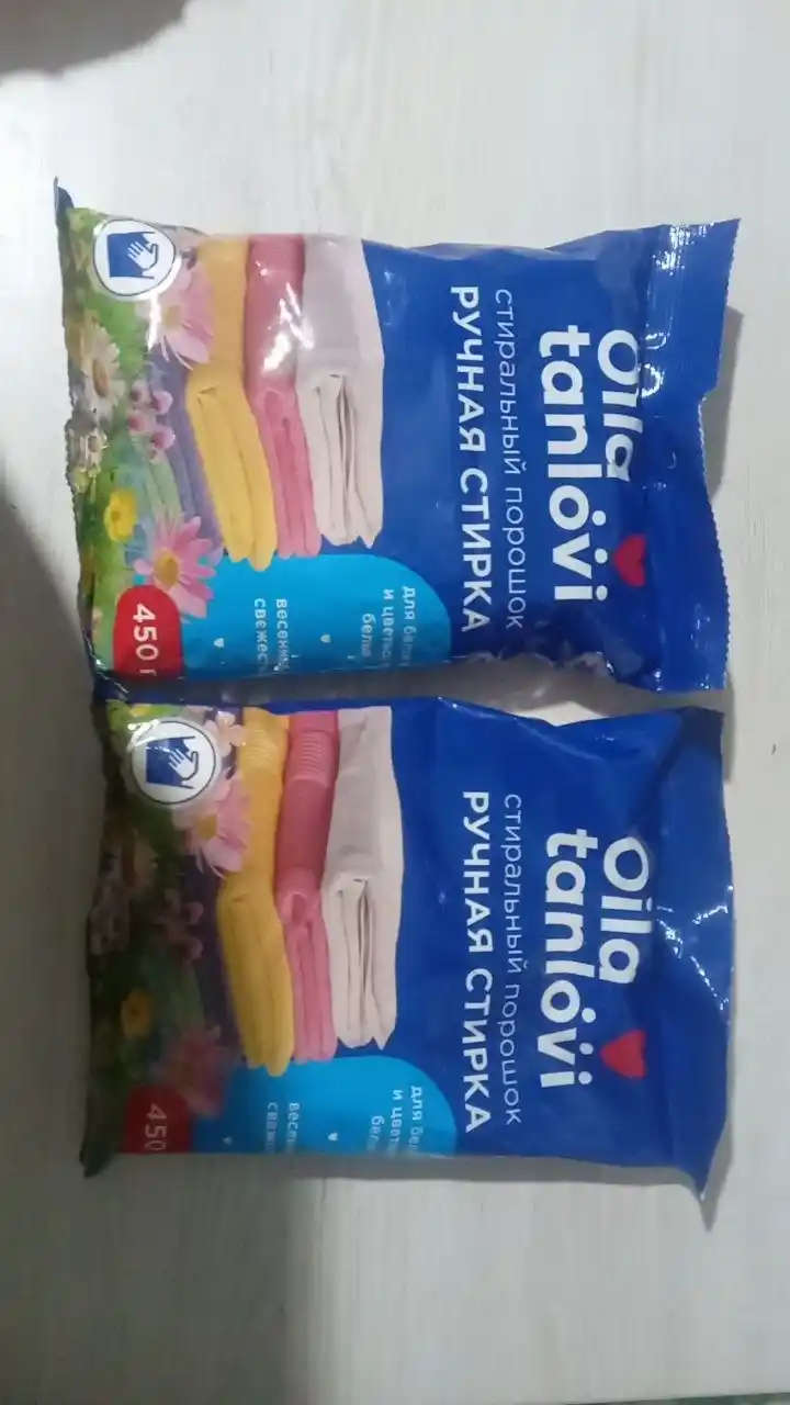 Kir yuvish kukuni Oila tanlovi "Bahor musaffoligi", qo'lda yuvish uchun, 450 g