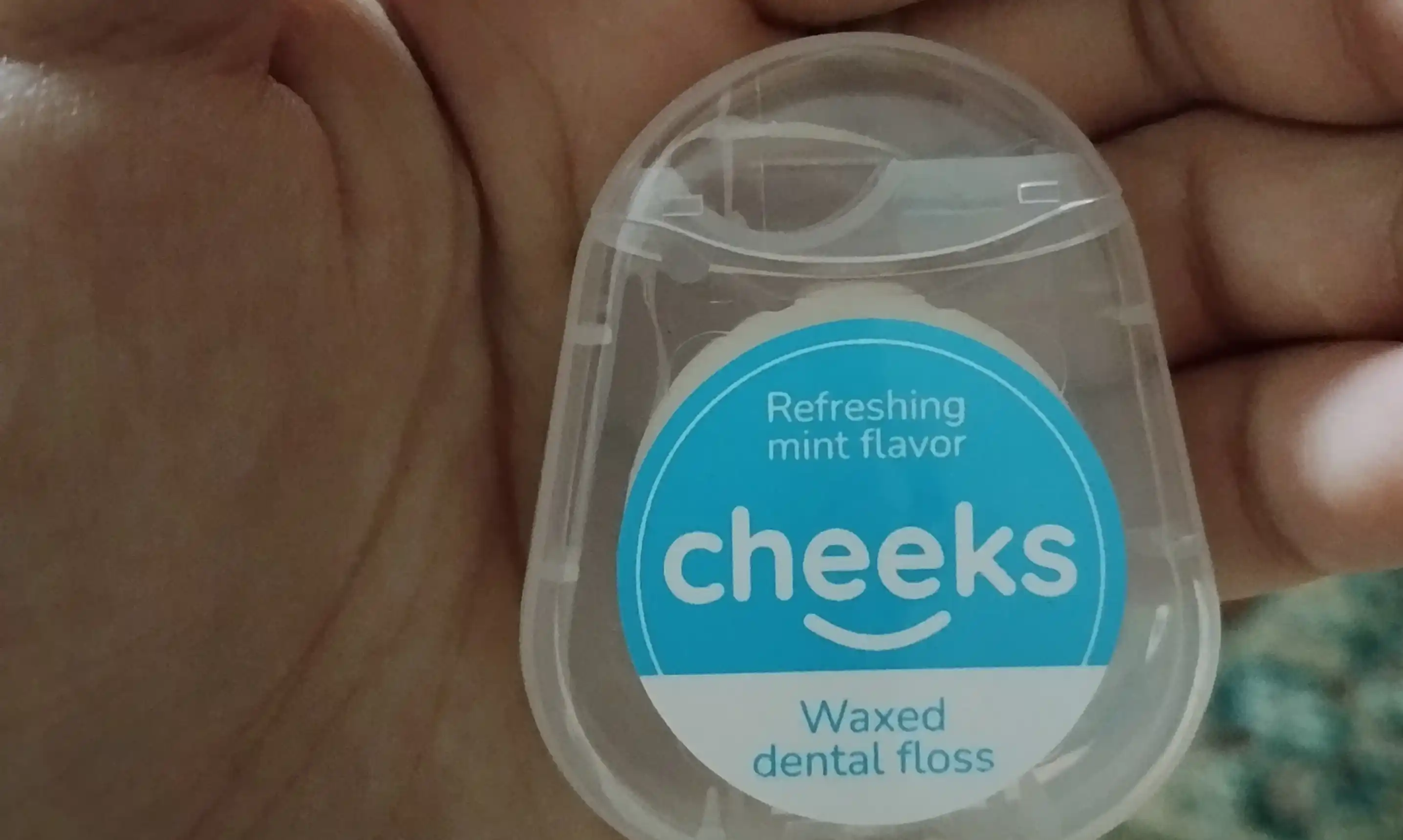 Mentol ta’mli Cheeks tish ipi, Flosser, tish tozalash vositasi, 50 metr