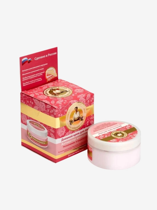 Yuz uchun qarishga qarshi krem Agafya buvining retseptlari, namlash va himoya, 100 ml