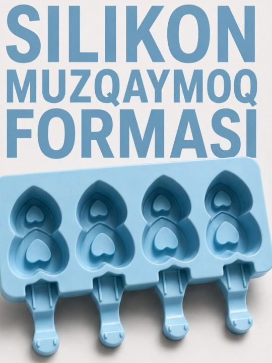 Muzqaymoq uchun silikon forma qolipi - 