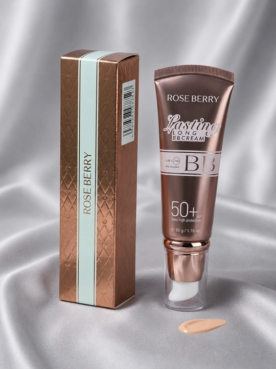ВВ-крем для лица ROSE BERRY SPF 50+, выравнивающий тон кожи, 50 г