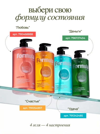 Гель для душа MIXIT Formula мечты 750 мл