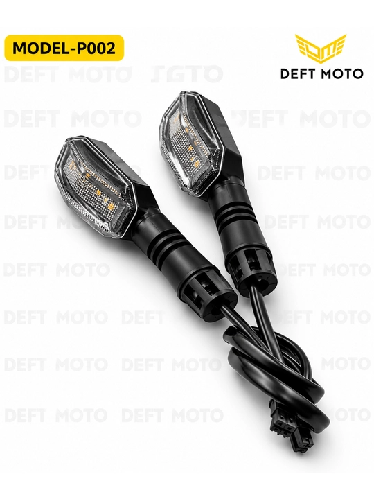 DEFT MOTO MODEL-P002 Универсальные светодиодные поворотники для мотоцикла 2 шт