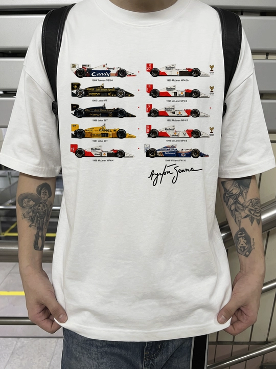 MICONIC Ayrton Senna Formula 1 bolidli futbolkasi