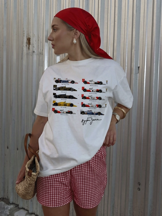 MICONIC Ayrton Senna Formula 1 bolidli futbolkasi