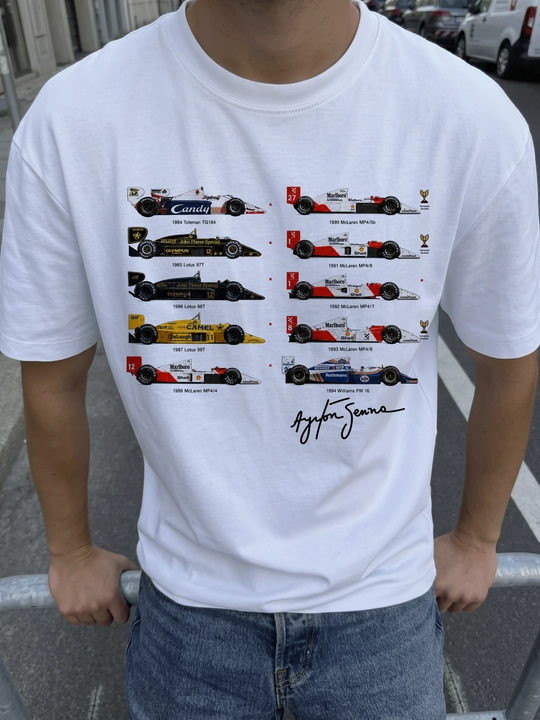 MICONIC Ayrton Senna Formula 1 bolidli futbolkasi
