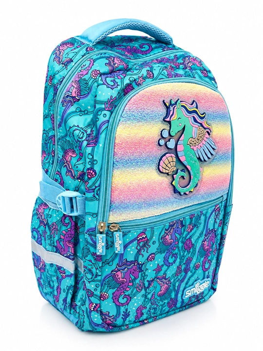 Smiggle maktab ryukzagi, ortopedik, qalamdonli, qizlar uchun, 1–4,-5-6-sinflar uchun