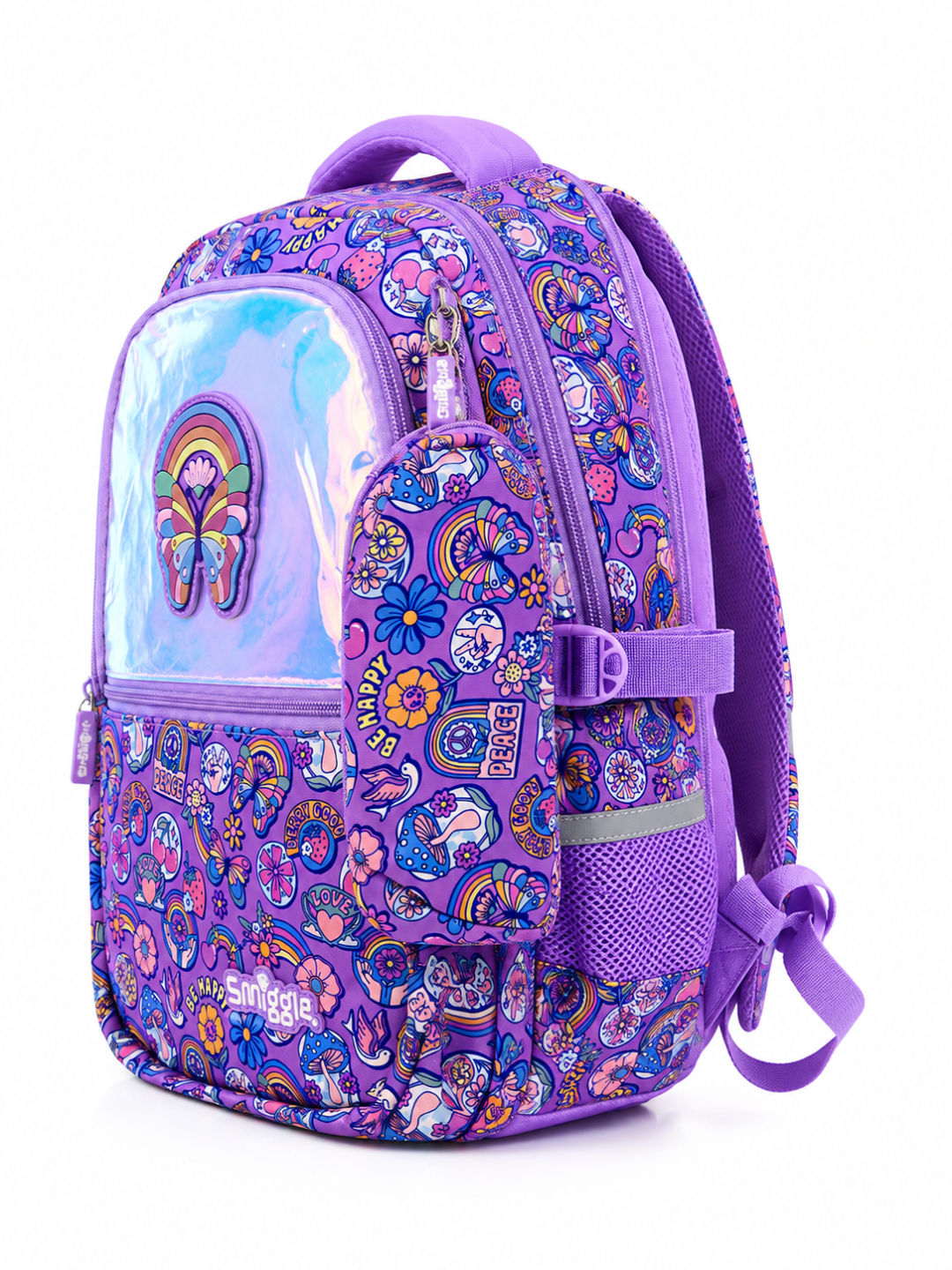 Smiggle maktab ryukzagi, ortopedik, qalamdonli, qizlar uchun, 1–4,-5-6-sinflar uchun
