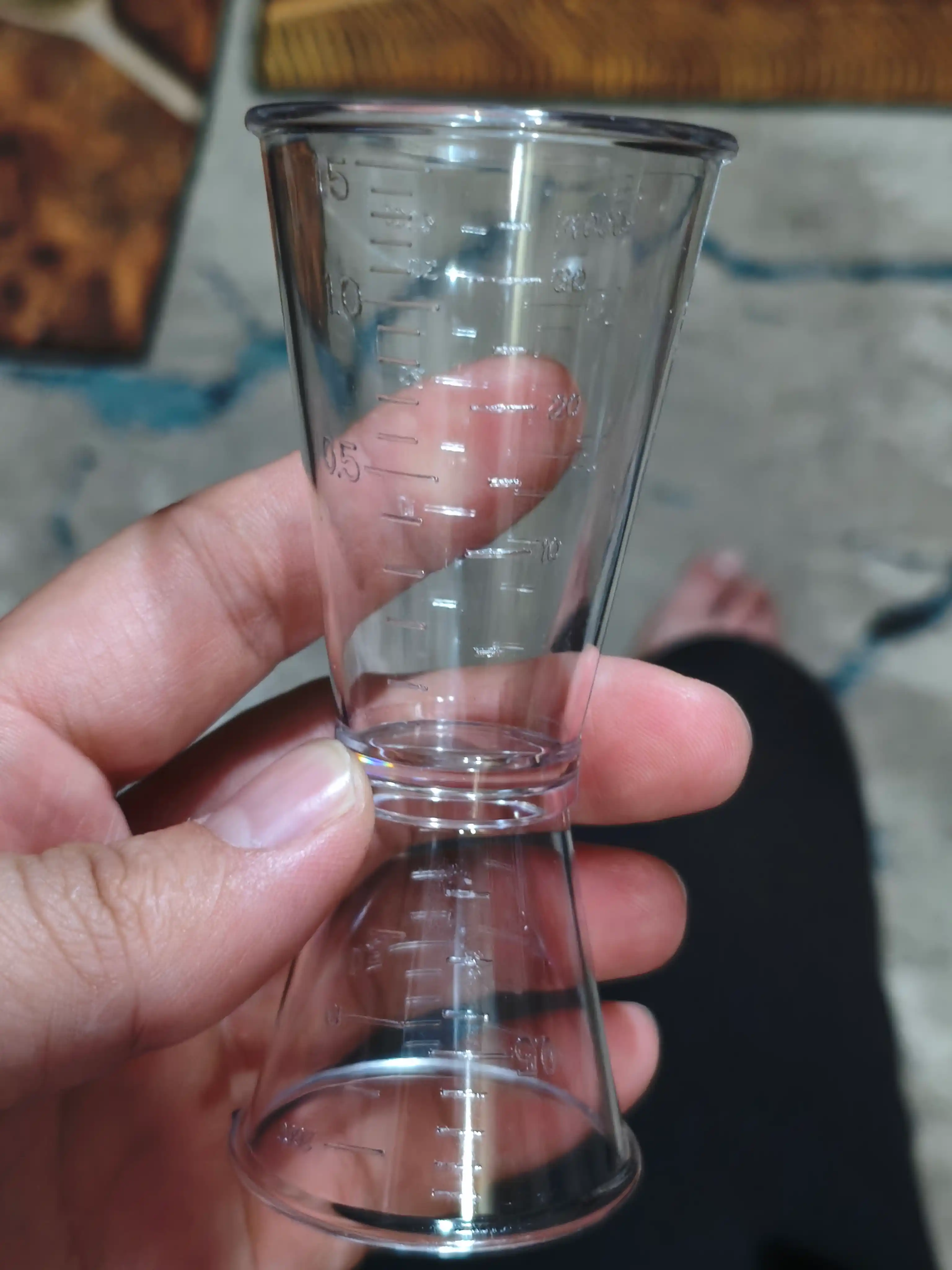 Kokteyllar uchun djigger, bar, o‘lchovli, 20/40 ml