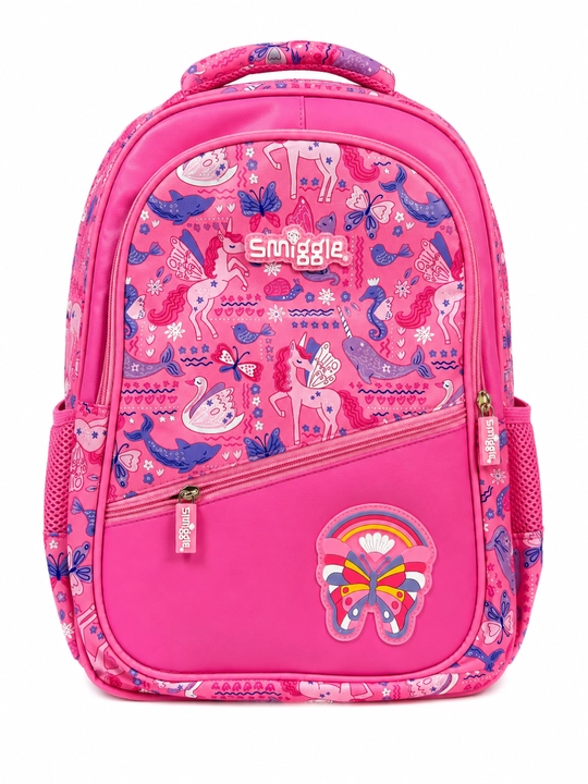 Smiggle maktab ryukzagi, ortopedik, qalamdonli, qizlar uchun, 1–4,-5-6-sinflar uchun