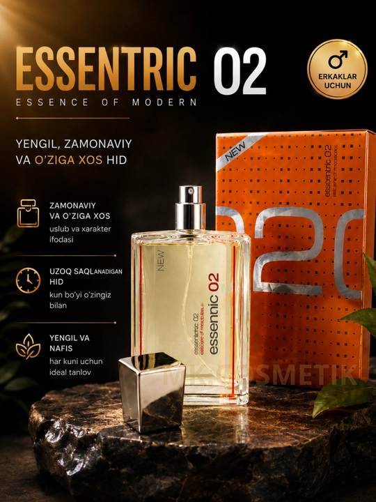 Molekula 020 parfumlangan suv, erkaklar uchun atir, malekula 100 ml