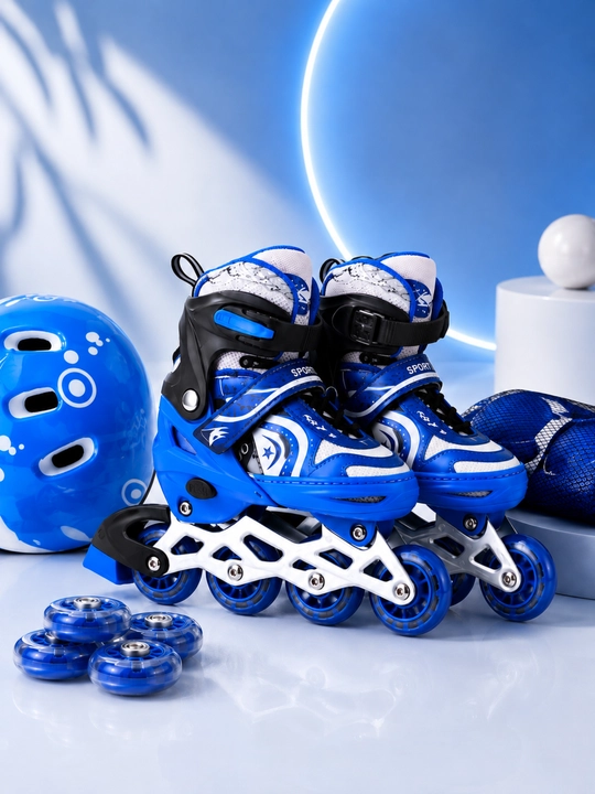 Bolalar roliklari, inline skeyt, rostlanadigan rolik konki, qizlar uchun, sport roliklari