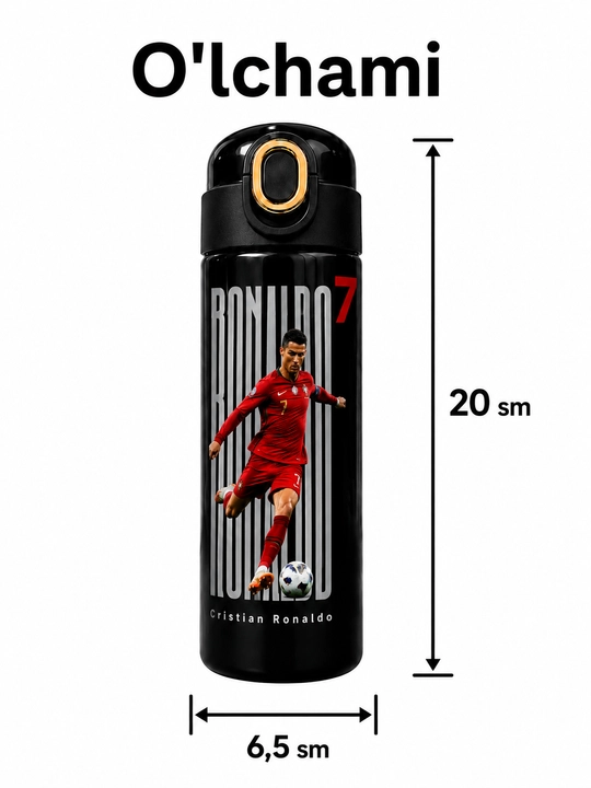 Termos, 400 ml, o'g'il bolalar uchun, maktab uchun zanglamaydigan po'latdan termos