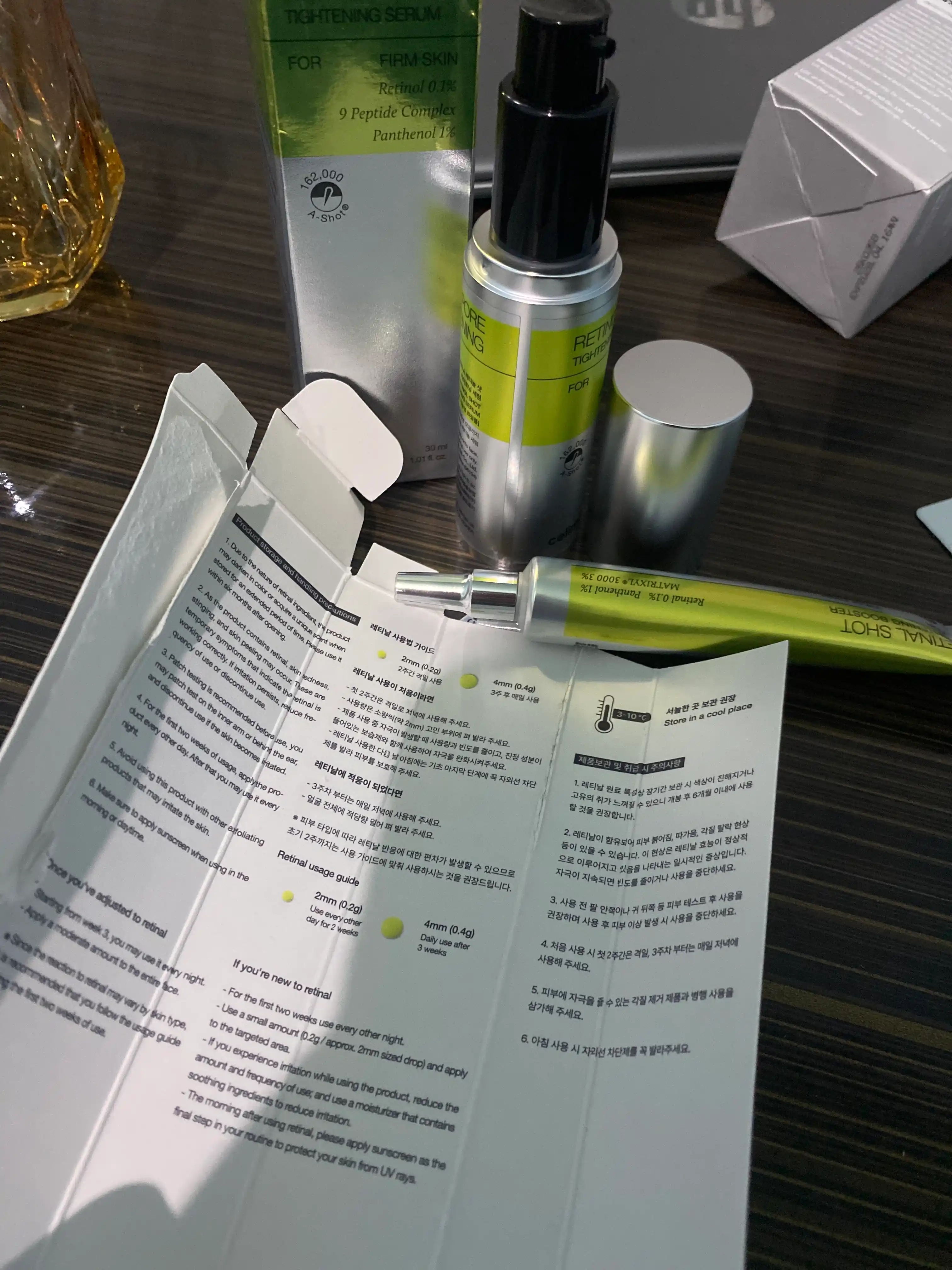 Celimax Retinol Shot: лифтинг-бустер и сыворотка, c ретинолом и микроиглами