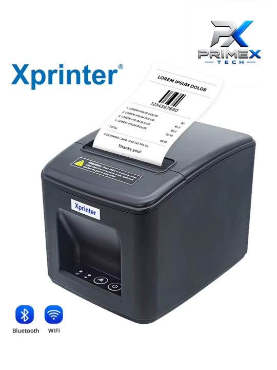 Термопринтер чеков Xprinter Q80B 80 мм, 230 мм/с, USB+LAN, Автоотрезчик - 