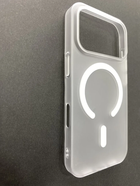 IPhone 15, 16, 17, 18 Pro, Max, Plus uchun shaffof, silikon g‘ilof (Rangli)