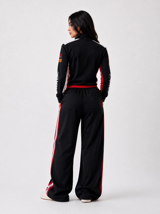 MOTO ayollar sport kostyumi, ikki qismli to‘plam, jogger shim, ikki ipli, S–XL
